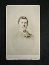 CDV Young Man Student By Hills Saunders Cambridge Victorian History Photo
