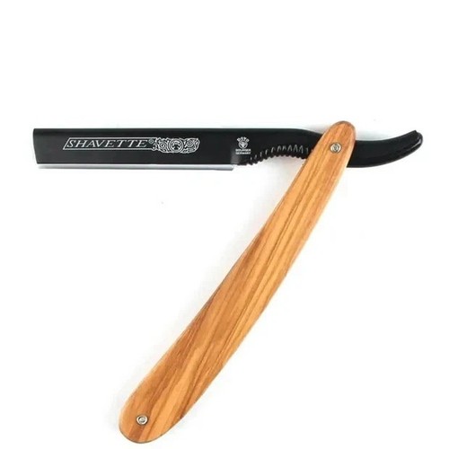 Dovo shavette with - olive, wood