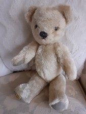 VINTAGE GOLDEN TRADITIONAL TEDDY BEAR BY MERRYTHOUGHT