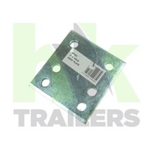 4" Drop Plate, 6 hole, Tow