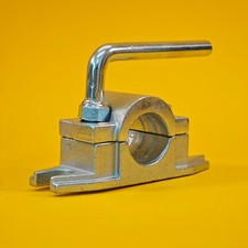Jockey Wheel Clamp 48mm For Trailer Prop Stand Serrated Heavy Duty Zinc Plated