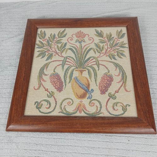 Vintage framed antique floral