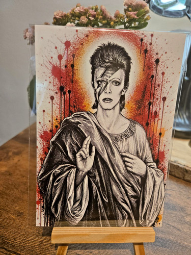 David bowie ziggy christ art - david,