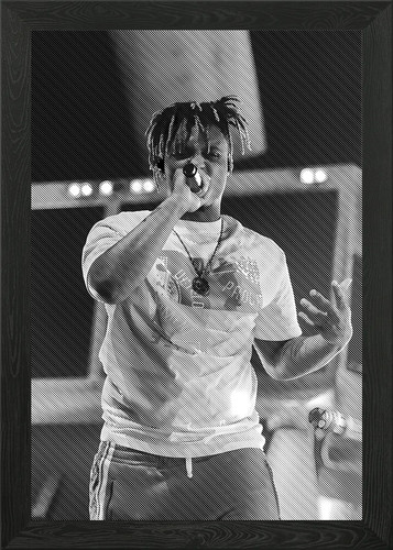 Juice wrld framed wall - wall, art