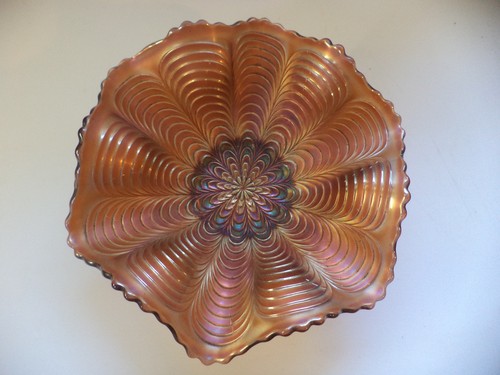 1930s fenton peacock - peacock, tail