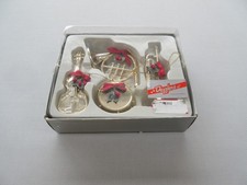 Vintage retro Dazzlers musical instruments Christmas tree decorations ornaments