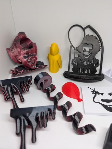 Pennywise clown printed - pennywise, 3d