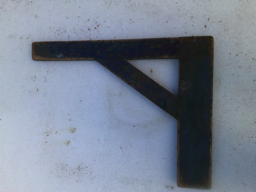 Vintage wooden tri square - vintage,