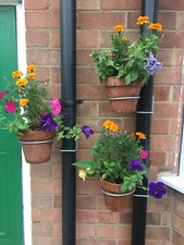 Single drainpipe planter pot - drainpipe,