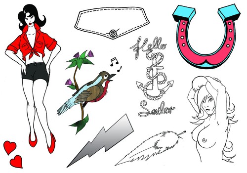 Pin girl sailor - sailor, tattoos