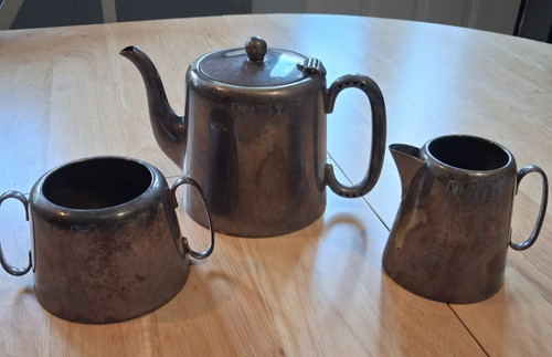 Plato epns tea set teapot - epns, –