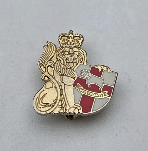 Derby county vintage pin badge - county,
