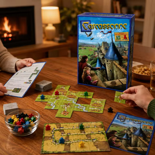 Carcassonne board game 5 - game, 2-5