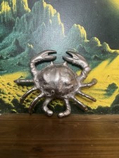 Vintage Habitat Silver metal Crab Seventies Mid Century Space Age Bathroom