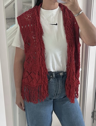 Next burnt red crochet - burnt,