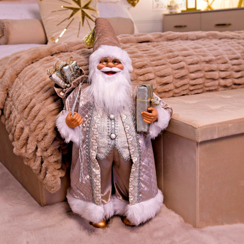 Christmas standing santa - standing,