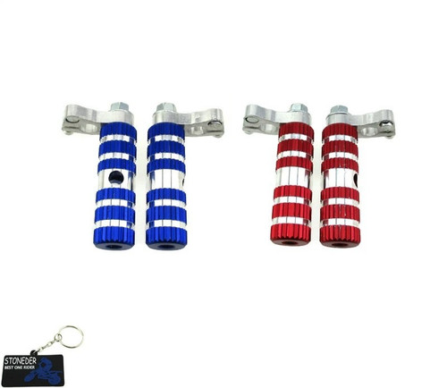 Blue racing footpegs - blue,