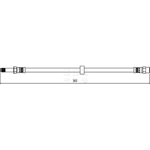 Apec brake hose hos4112 - apec,