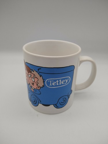 Vintage tetley tea mug - tetley, retro