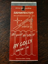 Vintage Matchcover: By Golly