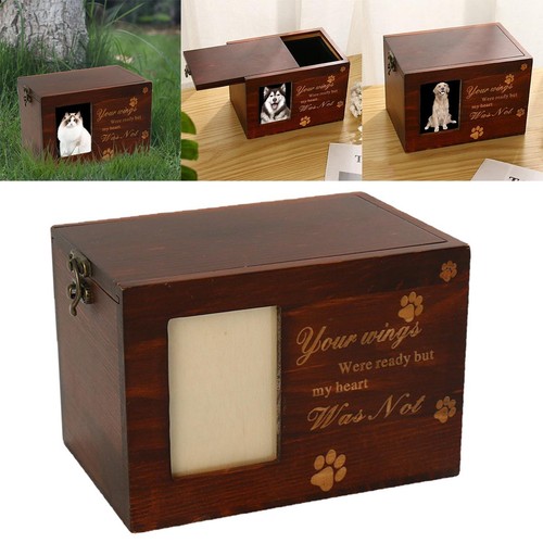 Wooden pet memorial - memorial, urn