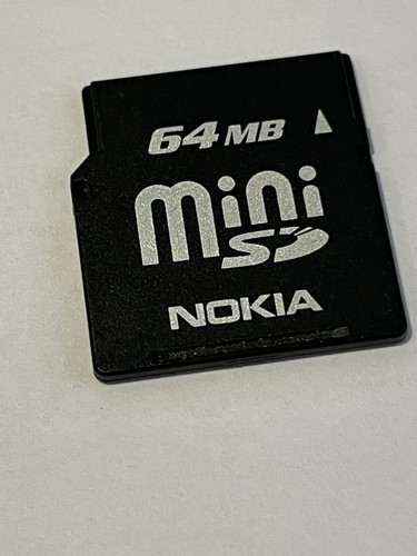 Nokia 64mb mini memory card - sd,