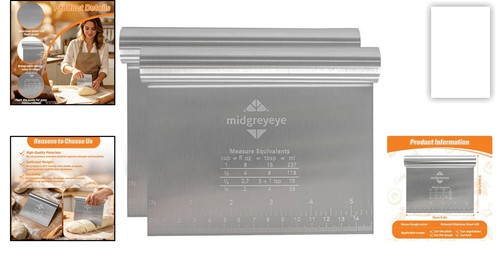 Pcs stainless steel dough - 2,