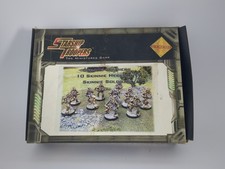 Mongoose Starship Troopers Miniatures  10 Skinnie Soldiers In Metal, Unassembled