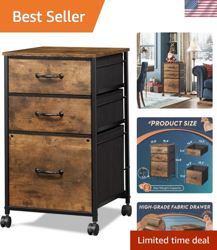 Mobile file cabinet with - file,