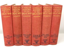 Hammerton A Popular History of the Great War 6 Volumes World War One Military