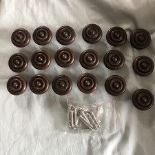 Bronze Type Spiral Kitchen drawer / Cabinet knobs set of 18. ( Bronze Look)