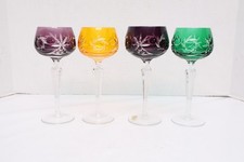 SET 4 BOHEMIAN CZECH CUT TO
