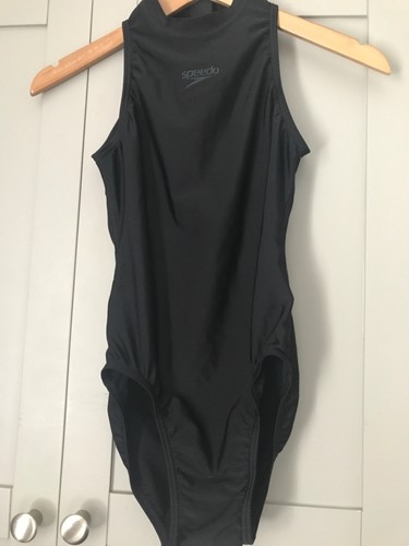 Speedo black high neck back - high,