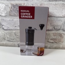 Manual Coffee Bean Grinder Hand Mill 30-Grade Adjustable Ceramic Burr Grinders