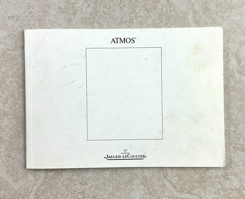 Atmos clock manual - atmos,