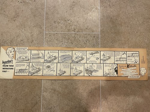 Vintage knitmaster knitting