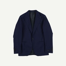 Reiss Mens Blue Wool Single