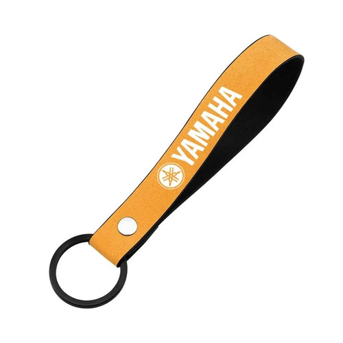 Suede leather car keychain - suede, –