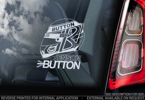Jenson button car window - button,