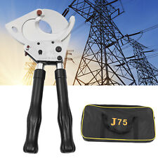 Ratchet Cable Cutter Copper Aluminum Wire Ratcheting Wire Cut / Cut up to Φ75mm