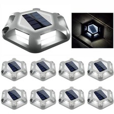 4-12Pcs Solar Deck Lights LED