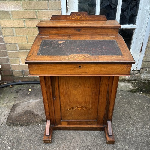 Antique wooden davenport - wooden,