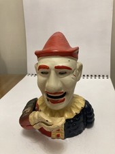 Vintage cast iron clown jester - cast,