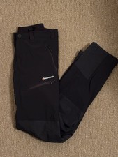 Montane Men’s Black Terra Mission Trousers W34 L32 Very Good Condition