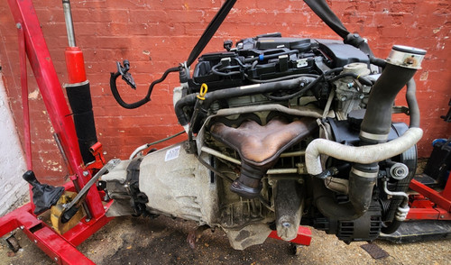 Mercedes c180 engine gearbox - engine,