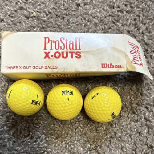 Wilson prostaff outs yellow - wilson, x-outs