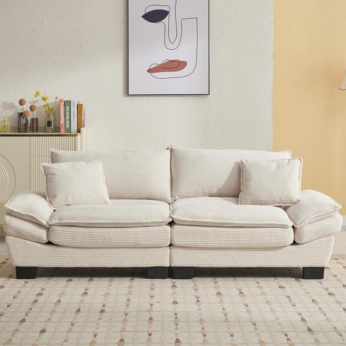 Corduroy modular deep seat - 84",