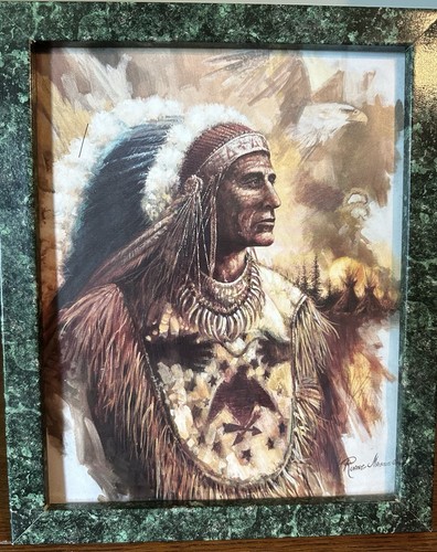 Vintage lithograph print