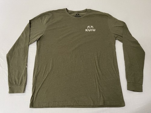 Kuiu green long sleeve crew - green,