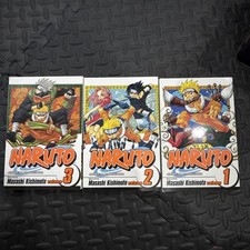 Naruto Manga Volume 1,2 And 3